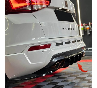 Rajout de diffuseur noir brillant pour Cupra Ateca (18+)