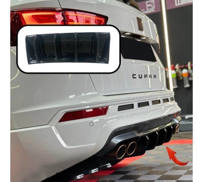 Rajout de diffuseur noir brillant pour Cupra Ateca (18+)