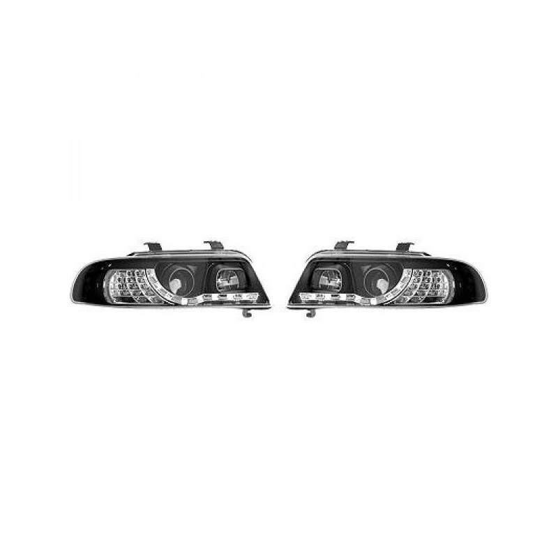 2x Phares noir adaptables sur Audi A4 (99-00)