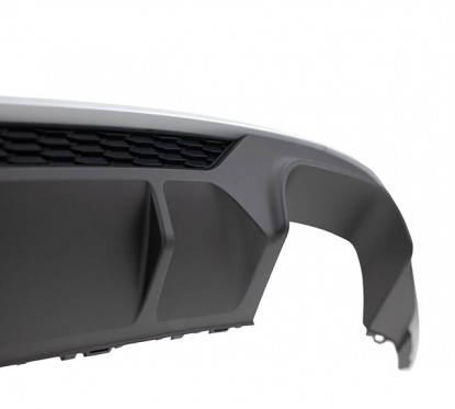 Diffuseur arrière Audi A3 8V Coupé / Sportback Facelift (sans Pack S-Line) Look S3 16-19 (2+2) Noir mat