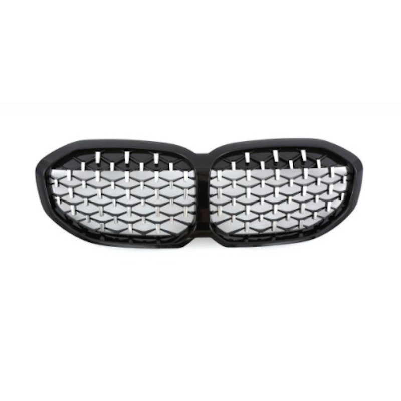 Grille de calandre Diamant BMW Série 1 F40 F41 Noir / Chrome 19+
