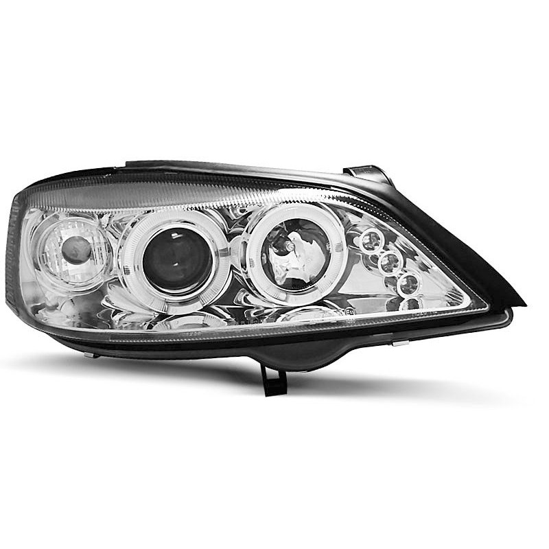 Jeu De Phares Avant Gauche Et Droit Pour Opel Astra G (1998-2005) - Compatible Réglage Électrique Et Clignotant Intégré