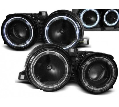 2x Phares avants Angel Eyes BMW Série 3 E30 (82-94)