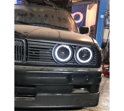 2x Phares avants Angel Eyes BMW Série 3 E30 (82-94)