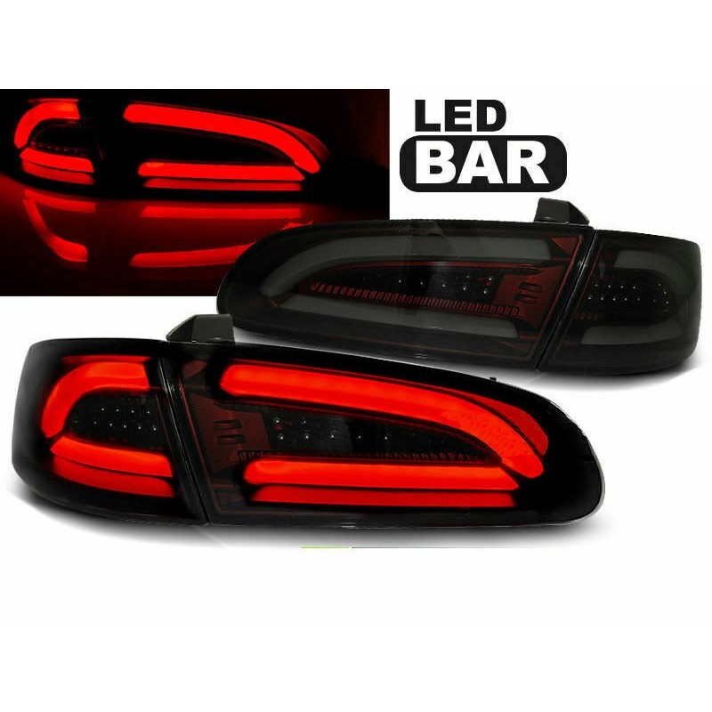 2x Feux arrières LED Seat Ibiza (02-08) fumés
