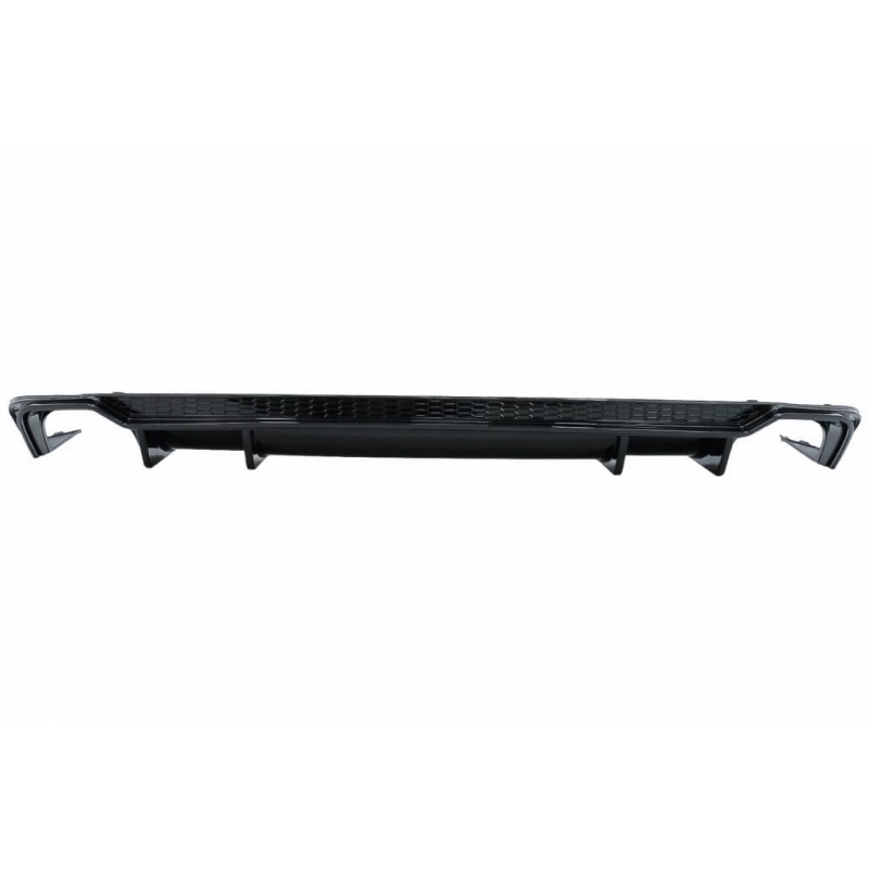 Diffuseur arrière noir brillant Audi A5 F5 (17-19) Look RS5 (version S-Line)