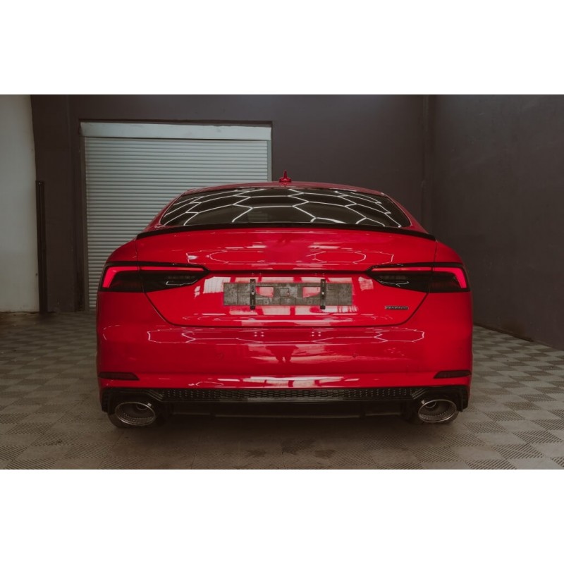 Diffuseur arrière noir brillant Audi A5 F5 (17-19) Look RS5 (version S ...