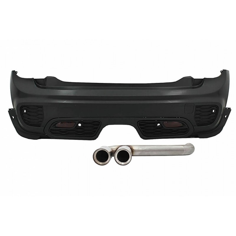 Pare choc arrière + échappement Mini One F56 (14+) Look JCW