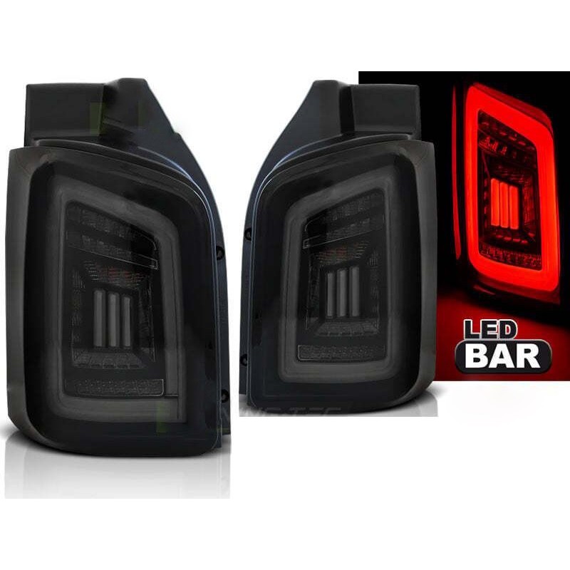 2x Feux arrières à LED fumés adaptable sur Vw T5 Transporter (03-15)