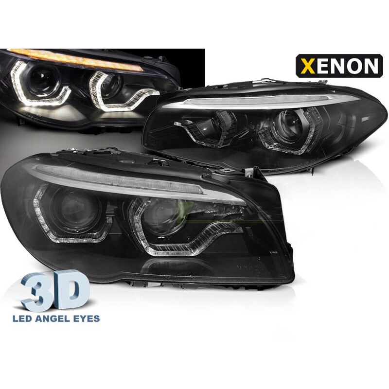 2x Phares avants Xénon LED BMW Série 5 F10 (10-13) Avec AFS