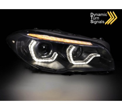 2x Phares avants Xénon LED BMW Série 5 F10 (10-13) Avec AFS