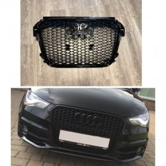 Calandre noire brillant Audi A1 Look RS1 2010 à 2014