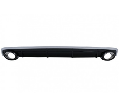 Diffuseur arrière + embouts d'échappements Audi Q7 (15-19) Pare choc standard