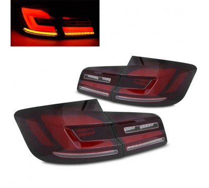 2x Feux arrières rouge fumé Full LED BMW Série 5 F10 (10-16)