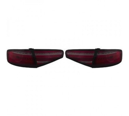 2x Feux arrières noir fumé adaptables sur Audi A4 Berline (13-15)