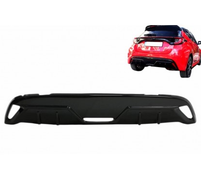 Diffuseur arrière noir brillant Toyota Yaris (20+)