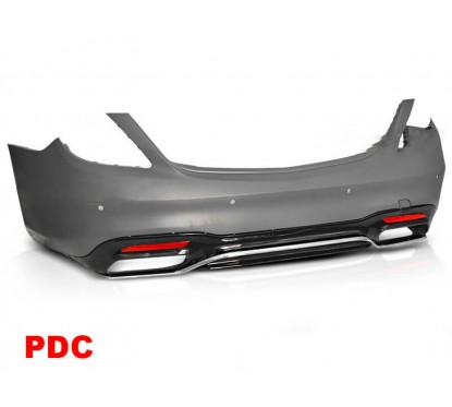 Pare-choc arrière Mercedes Classe S W222 (17-20) Look AMG