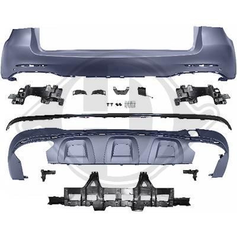 Pare choc arrière Mercedes GLC X253 (15-19) Look Pack AMG