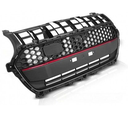 Calandre sport Suzuki Swift (17-20) noir et rouge