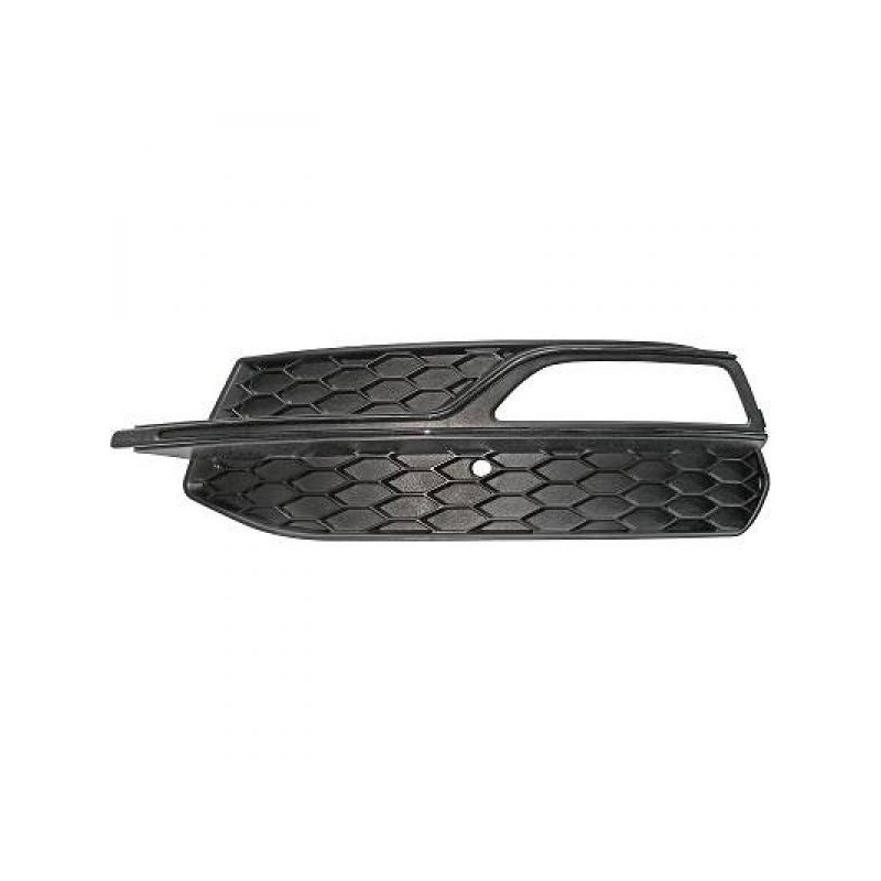 Grille anti brouillard gauche adaptable sur Audi A3 8V Sline / S3 (12-16) insert noir