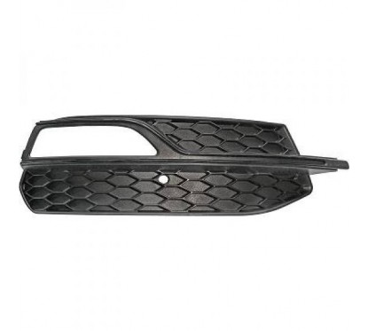 Grille anti brouillard droit adaptable sur Audi A3 8V Sline / S3 (12-16) insert noir