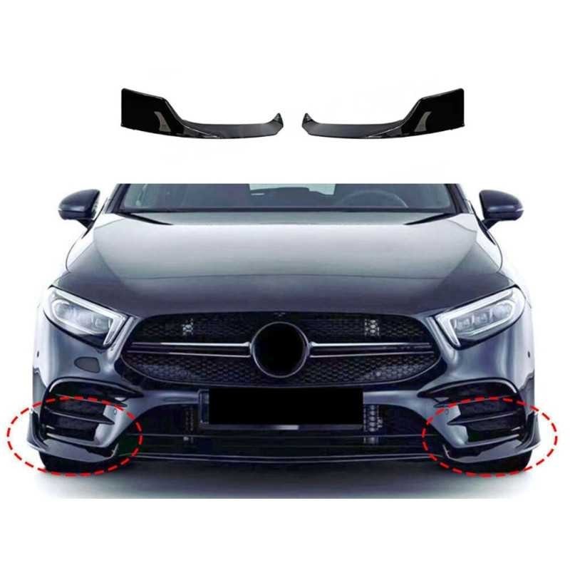 Rajout de pare choc Noir brillant Mercedes classe A W177 (18-22)