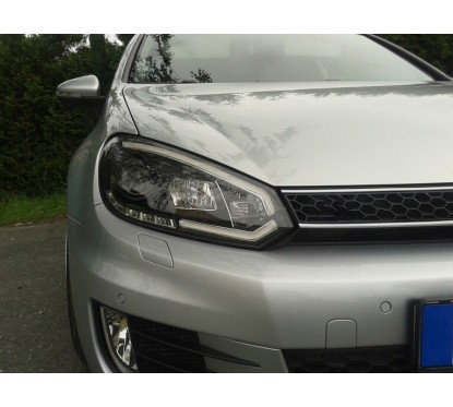 2x Phares à LED Tube adaptables sur VW Golf 6 VI (08-12)