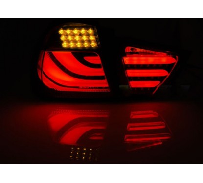 2x Feux arrières noir fumé BMW Série 3 Berline E90 (09-12)