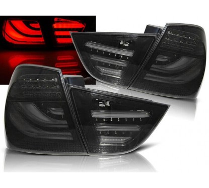 2x Feux arrières noir fumé BMW Série 3 Berline E90 (09-12)