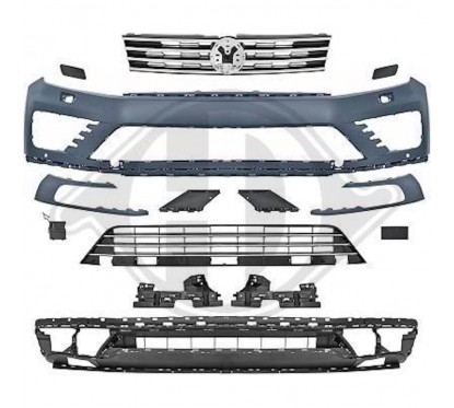 Pare choc avant adaptable sur Vw Touareg Look R-Line (14-17)