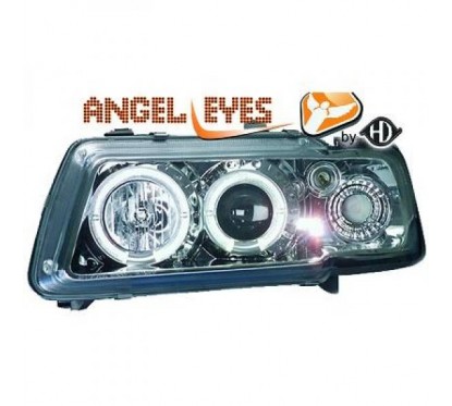 2x Phares Angel Eyes adaptables sur Audi A3 (96-00)