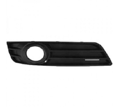 Grille de pare choc avant noir droit/passager adaptable sur Audi A3 avec antibrouillards (08-10)