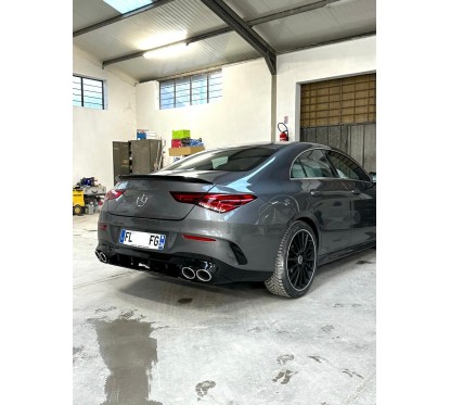 Becquet Mercedes CLA W118 C118 peint Noir brillant (19-25)