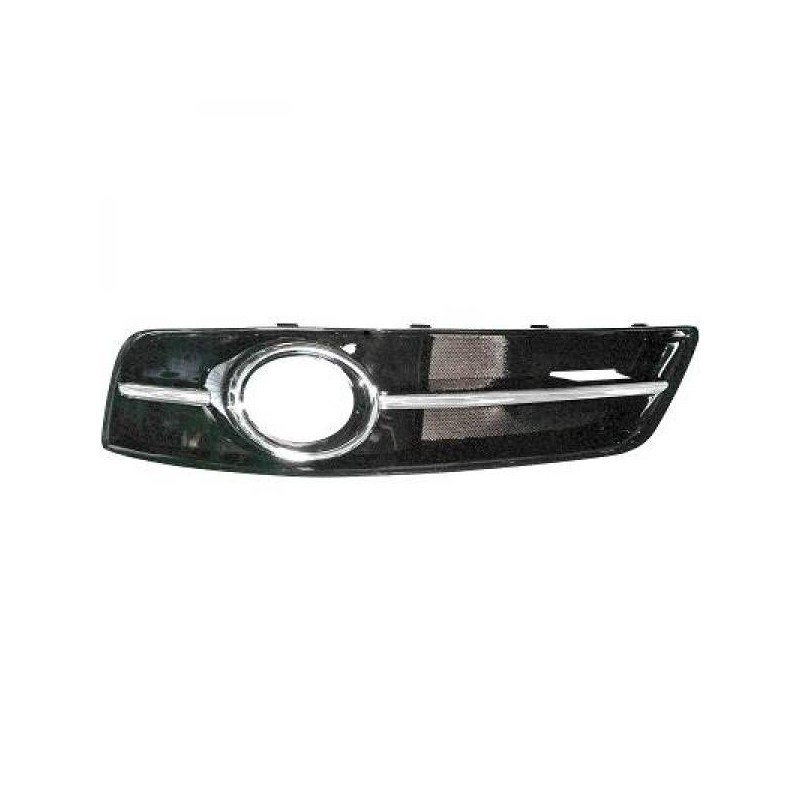 Grille de pare choc avant noir et chrome droit/passager adaptable sur Audi A3 avec antibrouillards (10-13) Grille de pare choc avant noir et chrome droit/passager adaptable sur Audi A3 avec antibrouillards (10-13)