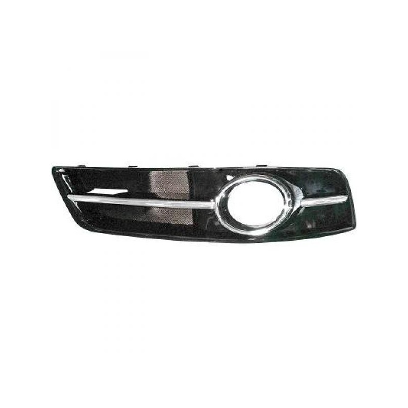 Grille de pare choc avant noir et chrome gauche/conducteur adaptable sur Audi A3 avec antibrouillards (10-13) Grille de pare choc avant noir et chrome gauche/conducteur adaptable sur Audi A3 avec antibrouillards (10-13)