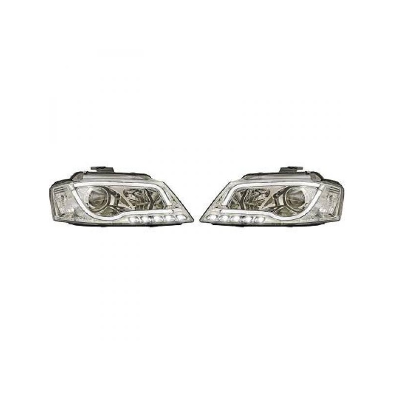 2x Phares avants adaptables sur Audi A3 (08-12)