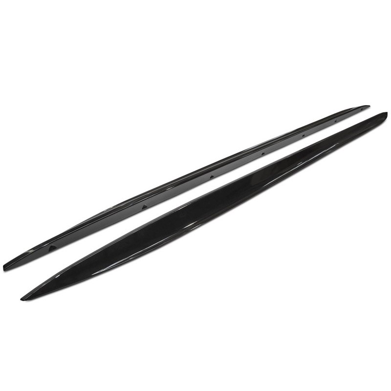 2x Bas de caisse BMW Série 4 G22 G23 Noir brillant (20+) Look M Performance