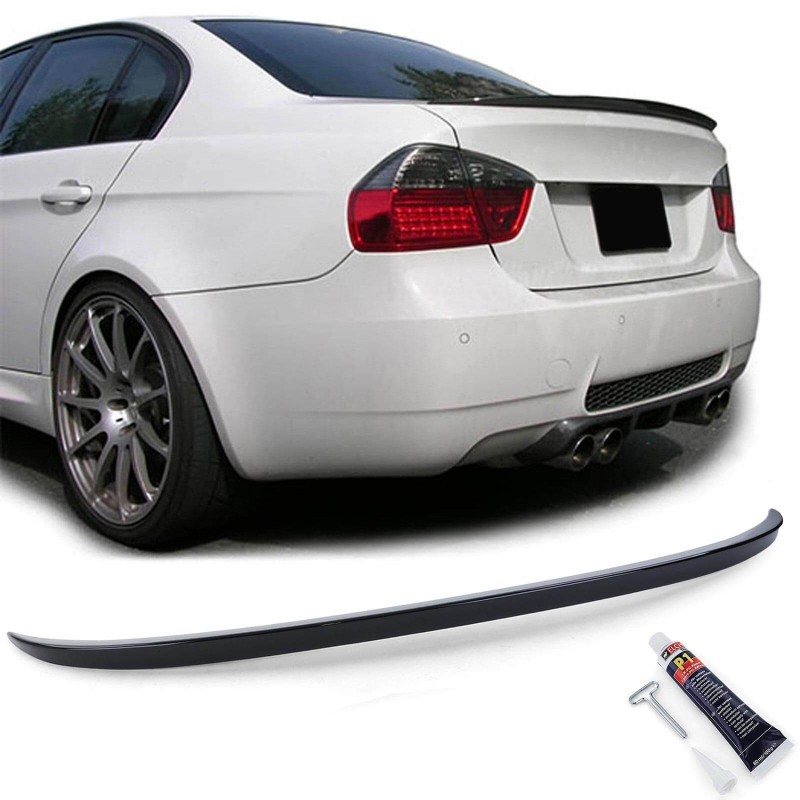 Becquet Noir brillant BMW Série 3 E90 Berline Look Sport Design (05-12)
