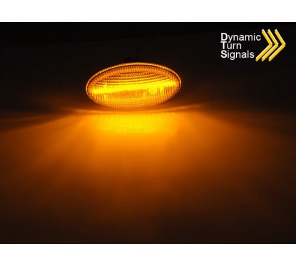 2x Clignotants d'ailes LED dynamiques Toyota Land Cruiser, Rav 4 et Prius (03-09)