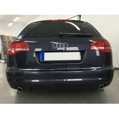Diffuseur arriere Audi A6 C6 RS6 Look (1+1) 08-11