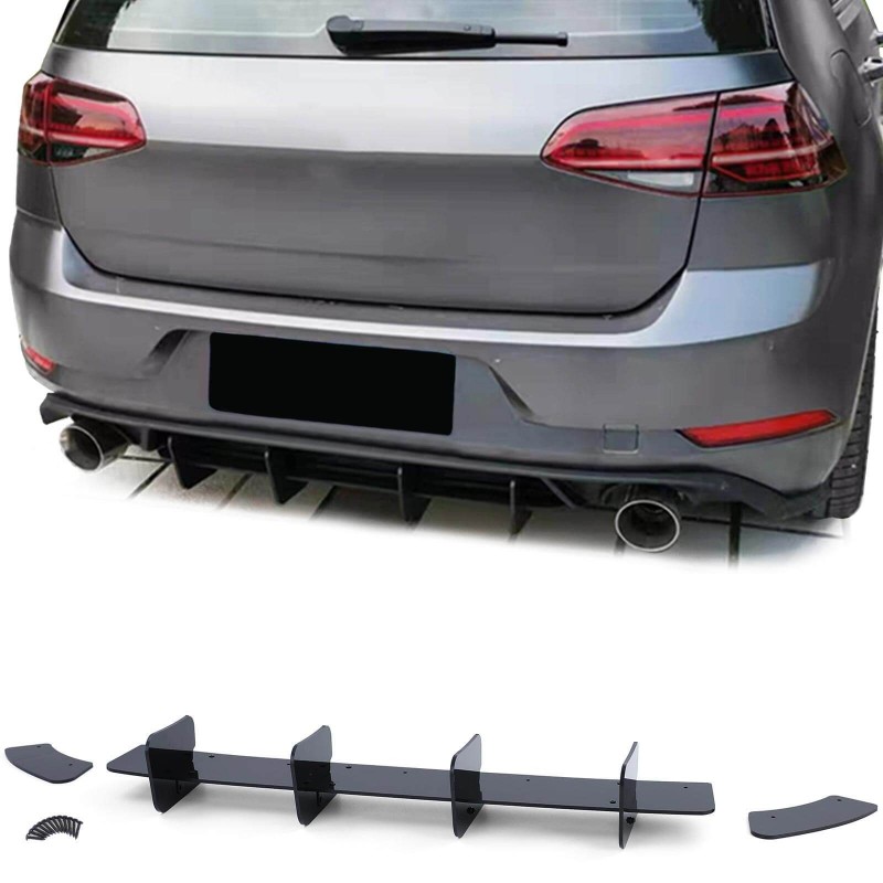 Extension de diffuseur adaptable sur Vw Golf 7 GTI (13-20)