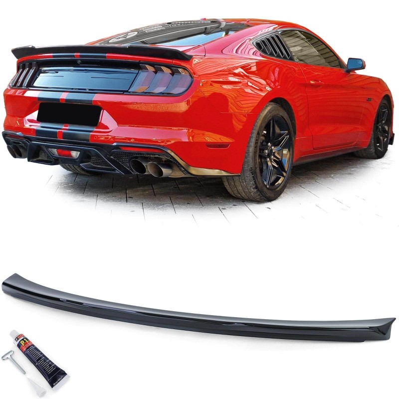 Becquet en ABS noir brillant Ford Mustang MK6 (14-20) v3