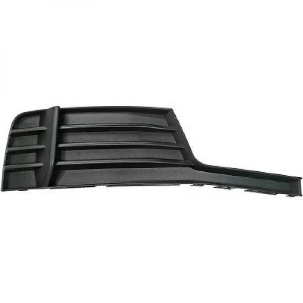 Grille Pare-choc Avant Gauche Audi A3 Sportback 8V Phase 1 - Noir Et Chrome - Référence 8V3807681A9B9 - 2012-2016
