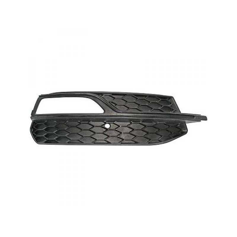 Grille de pare choc avant noir adaptable sur Audi A3 avec antibrouillards (12-16)