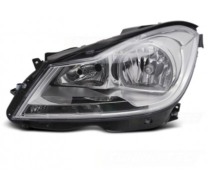 Phare halogène gauche/conducteur adaptable sur Mercedes Classe C W204 (11-14)
