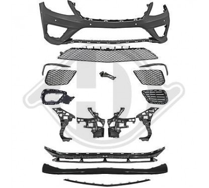 Pare-choc avant Mercedes Classe S W222 (13-17) Look S65 AMG