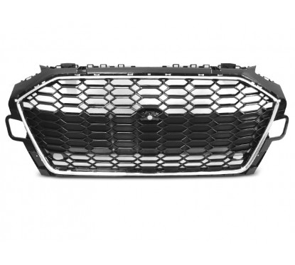 Calandre Audi A4 Noir et chrome (20+) Look RS4