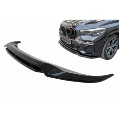 Rajout de pare choc avant noir brillant adaptable sur BMW X5 G05 Pack M 18-22