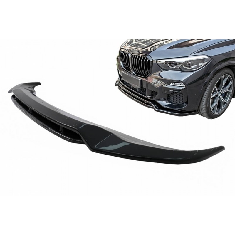 Rajout de pare choc avant noir brillant BMW X5 G05 Pack M (18-22)