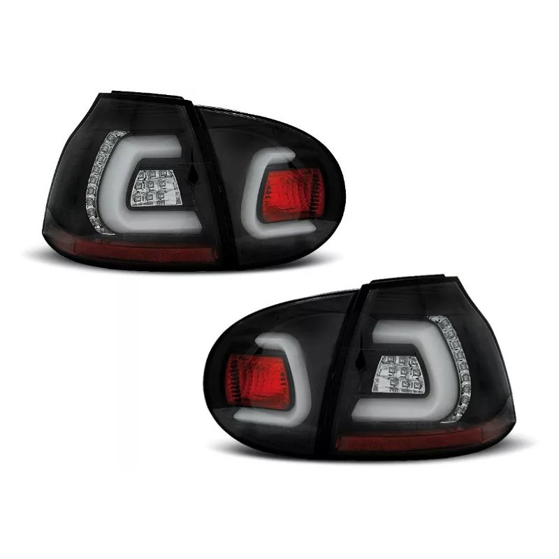 2x Feux Arrières fumés à LED adaptables sur VW Golf 5 V (03-09)